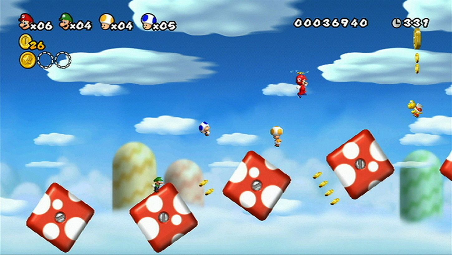 Evaluación: New Super Mario Bros. Wii es nostálgico y desordenado